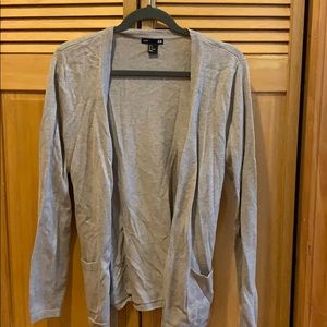 Taupe/beige cardigan sweater